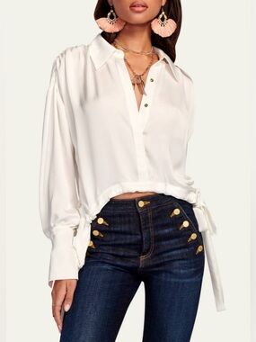 NWT Ramy Brook Heidi Blouse | Lavender/Orchid | XS